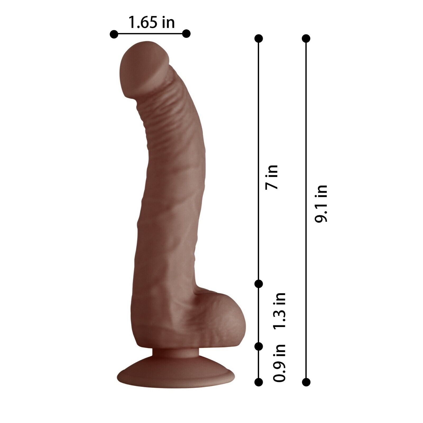 G-spot Dildo Realistic Vibrator Penis Butt 3.jpg